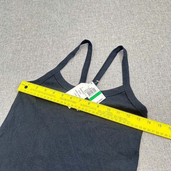 NEW! Hippie Rose Juniors Tank Top Black Embroidered Peace Flower Large Cotton Bl - Picture 6 of 8